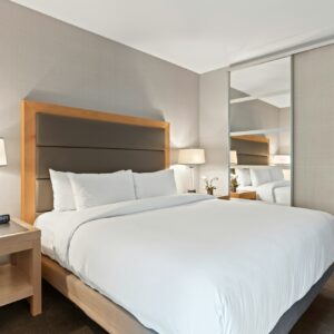 White bed linen