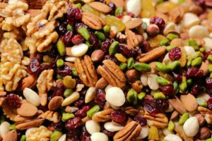 A bowl of mixed nuts